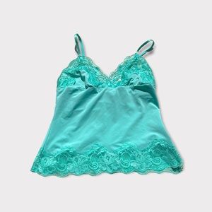 Fredericks of Hollywood Mint Green Cami Size S